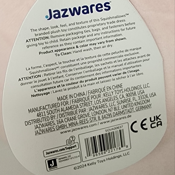 ❤️ MOLLY 🍄 Winking Pink Mushroom 16 in Valentine 2024 Original Squishmallow NWT - Picture 7 of 8